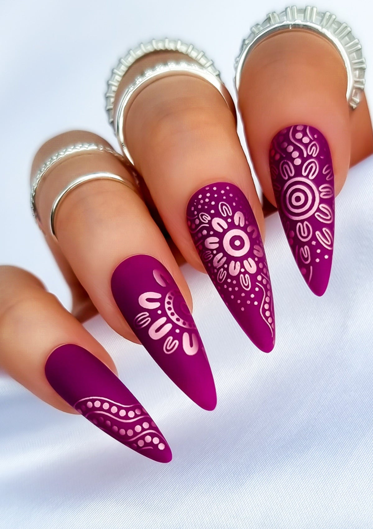 INDIGENOUS AUSTRALIAN NAIL FOILS - BELONGING -  PINK