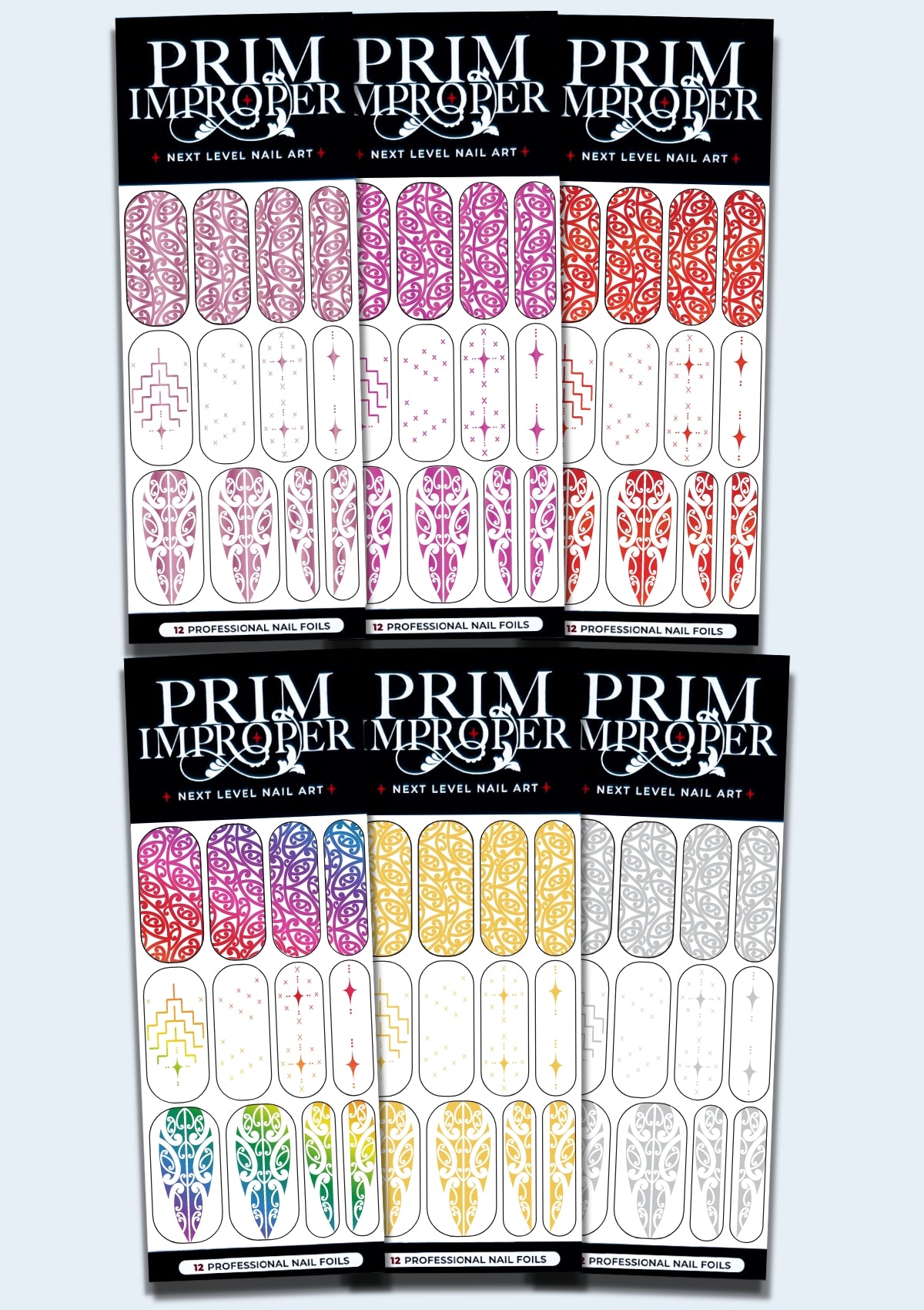 MĀORI NAIL FOILS | HIRINGA | ASSORTED COLOURS