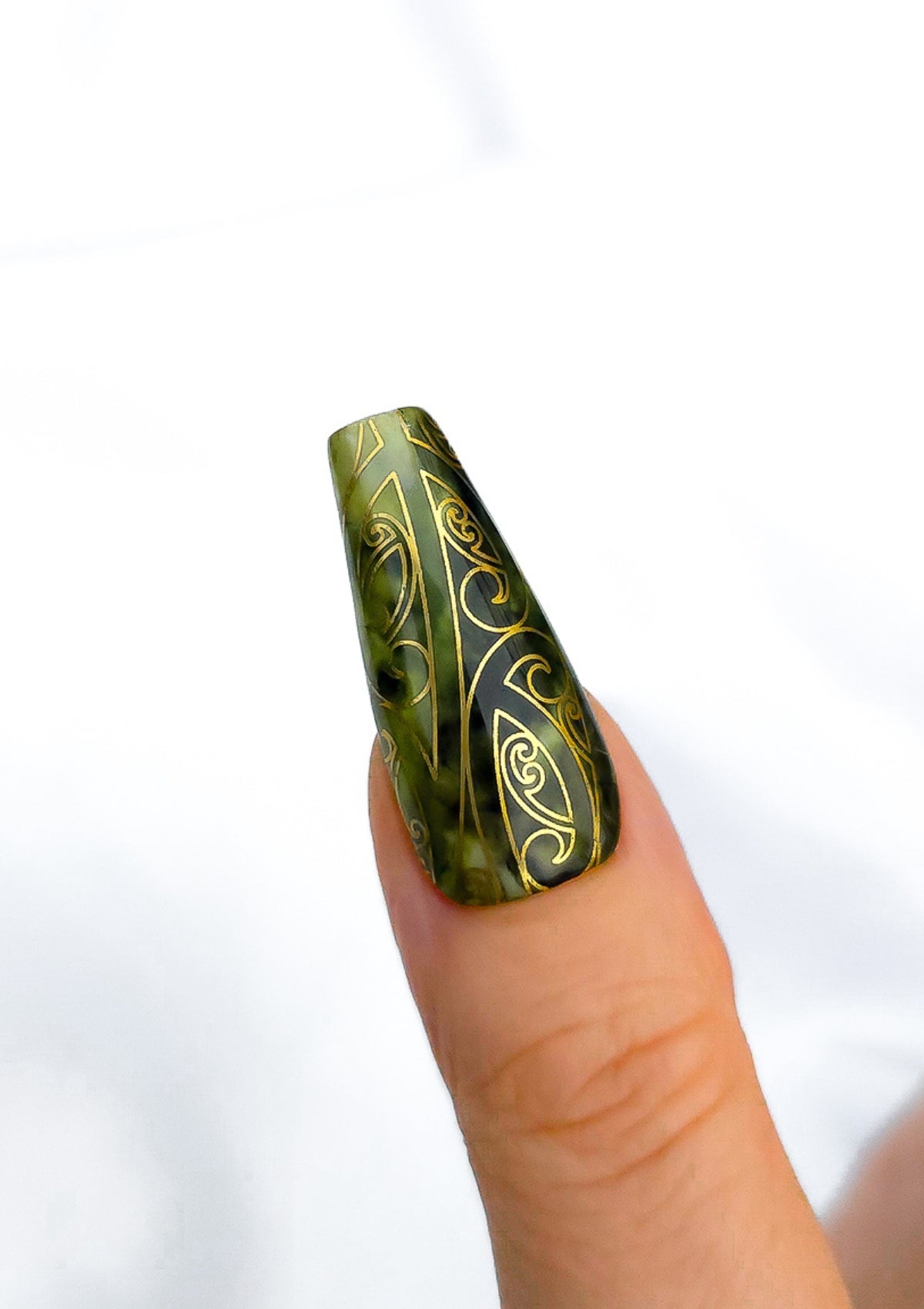 POUNAMU NAIL TRANSFER TATTOOS | LIGHT