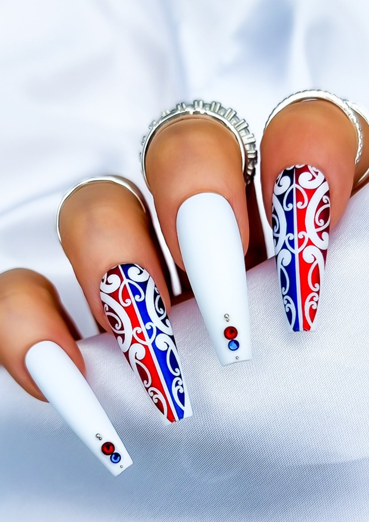 MĀORI NAIL FOILS | HINEMOANA | BLUE