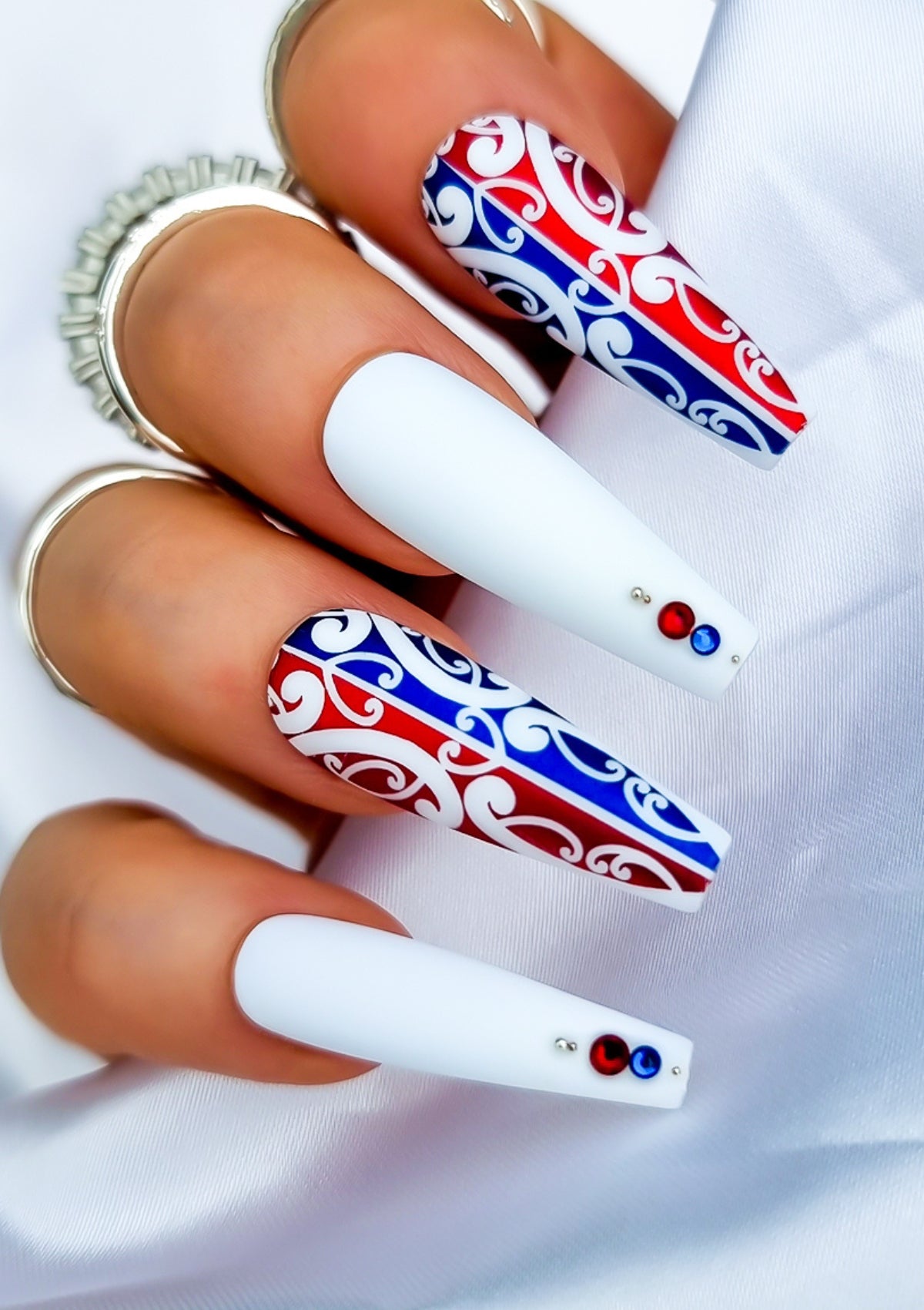 MĀORI NAIL FOILS | HINEMOANA | BLUE