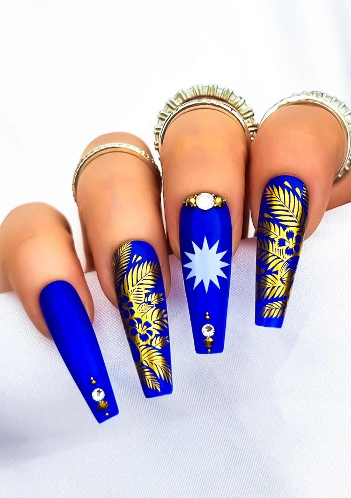 NAURU NAIL FOILS | BRUSHED GOLD