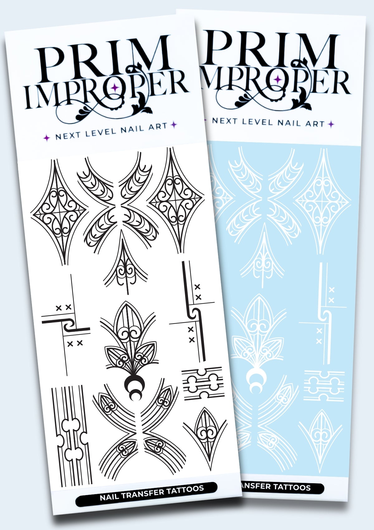 MĀORI NAIL TRANSFER TATTOOS | NGĀ WHETŪ O MATARIKI | BLACK & WHITE