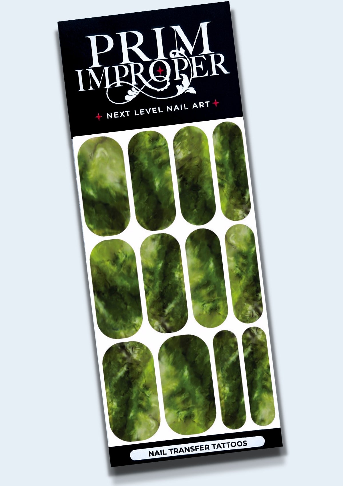 POUNAMU NAIL TRANSFER TATTOOS | LIGHT