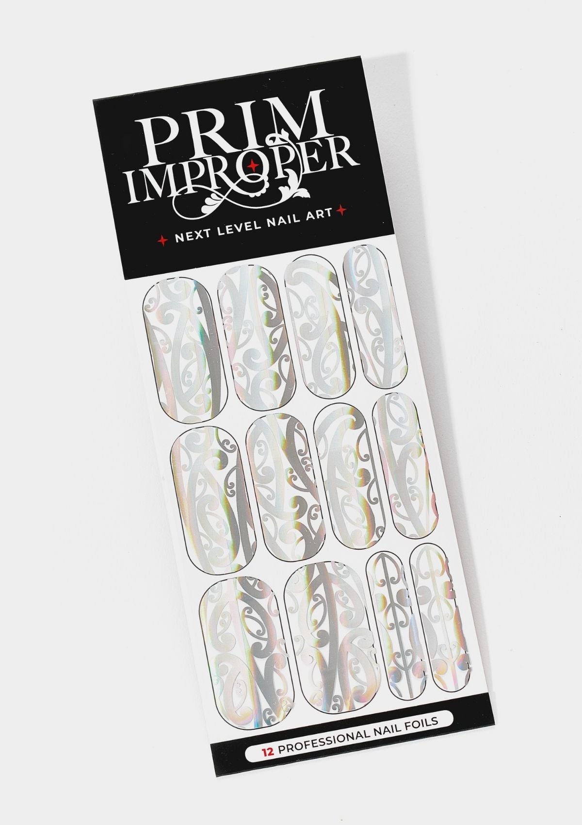 Holographic Silver Maori Nail Foils