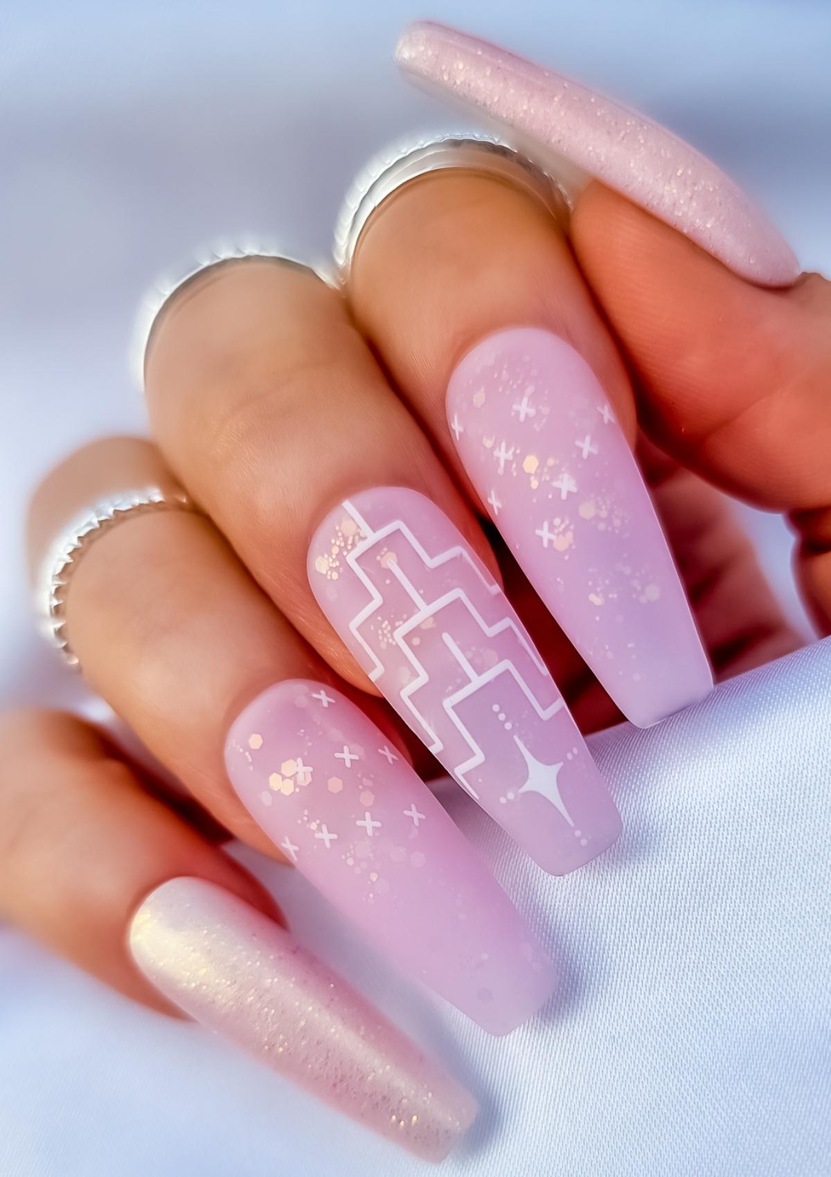 MĀORI NAIL TRANSFER TATTOOS - NGĀ MIHI O TE TAU HOU - WHITE