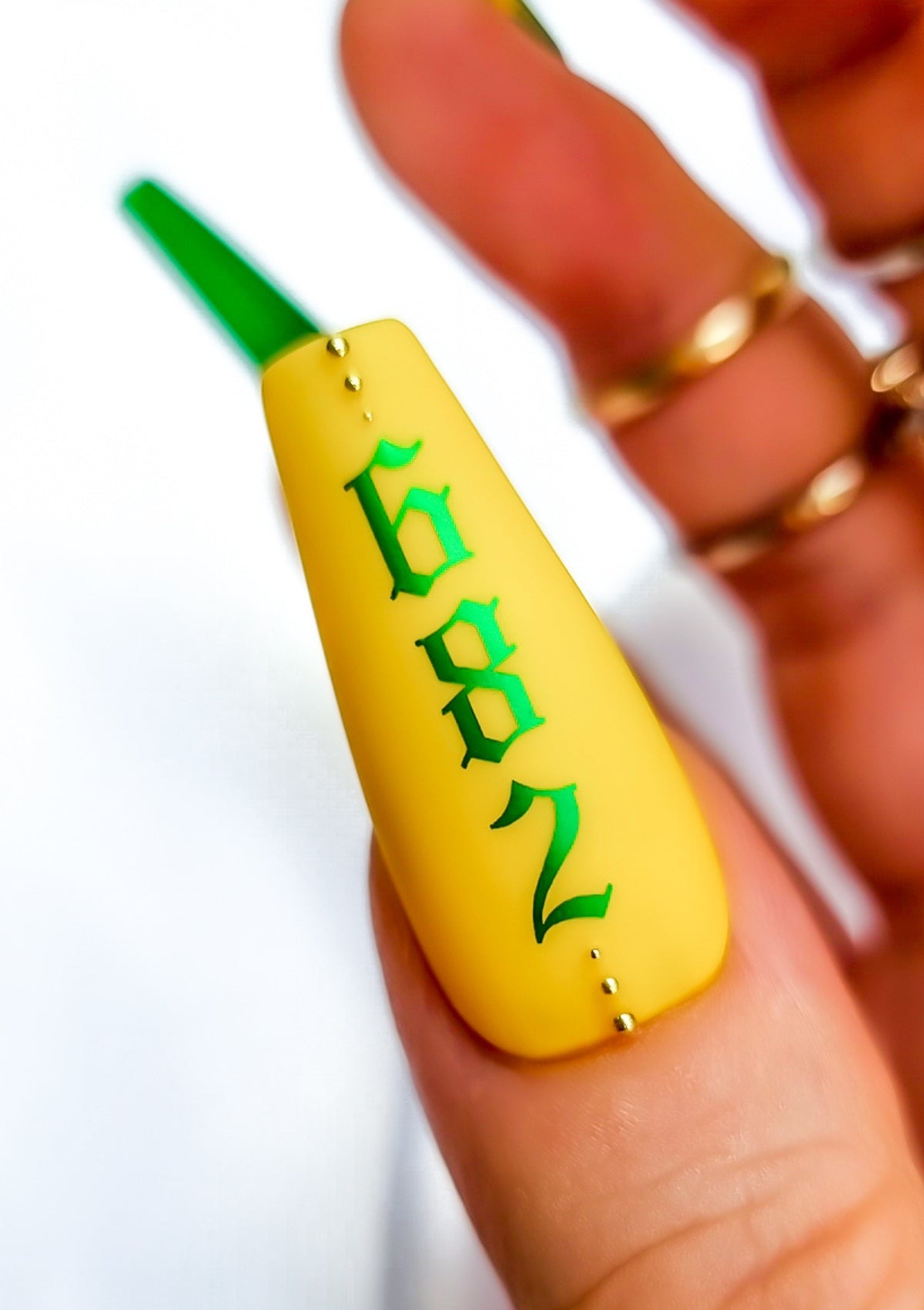 COOK ISLAND NAIL FOILS - TIARE - GREEN