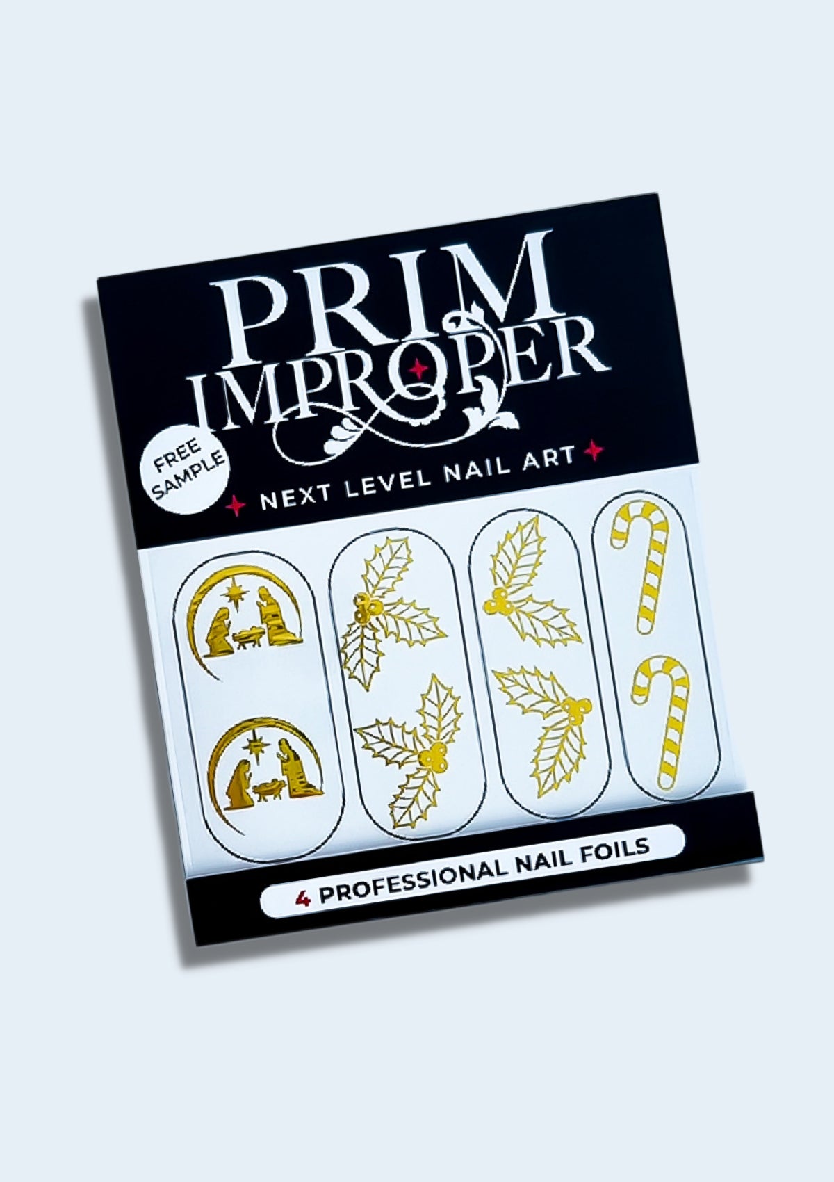 CHRISTMAS NAIL FOILS - KŌWHAI & KORU - GOLD