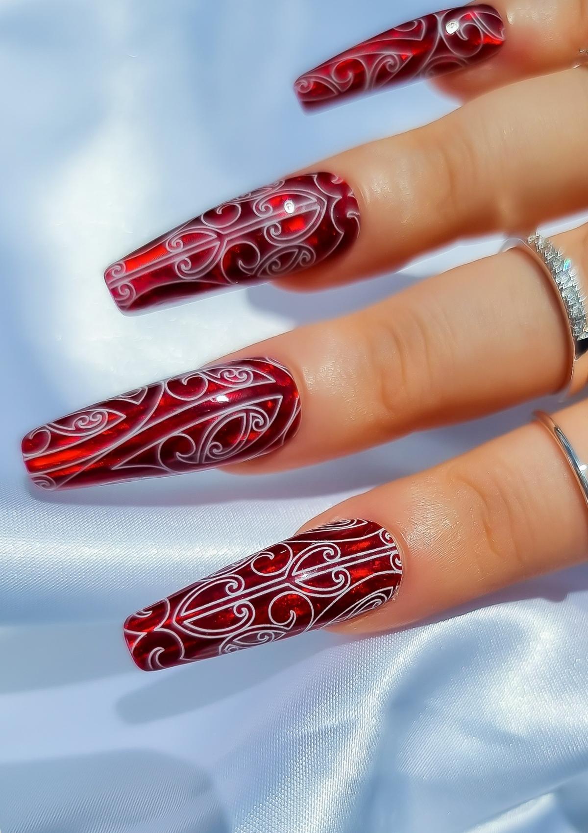 MĀORI NAIL TRANSFER TATTOOS - WHANAUNGATANGA