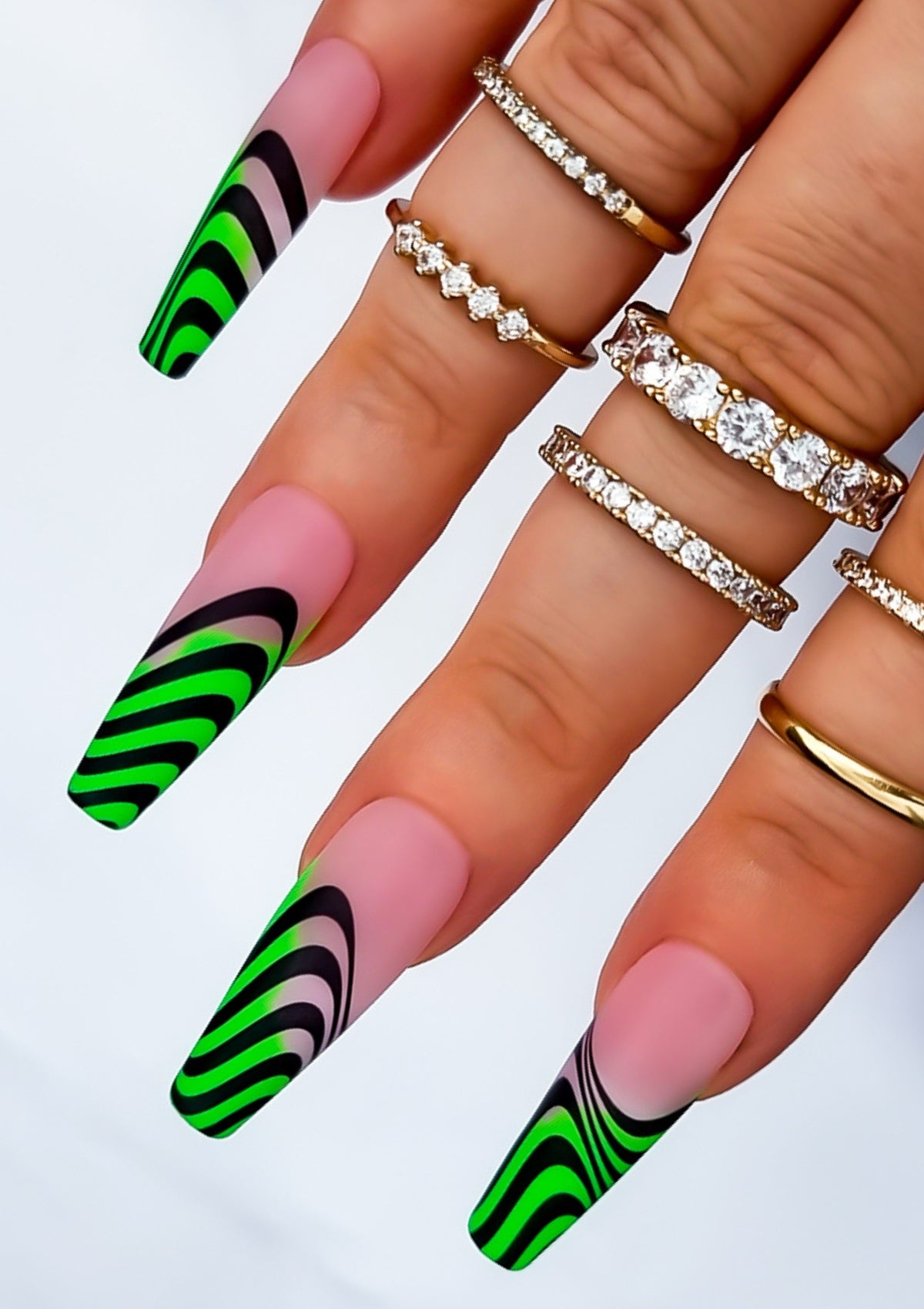 NAIL TRANSFER TATTOOS - TRIP & MIX - BLACK