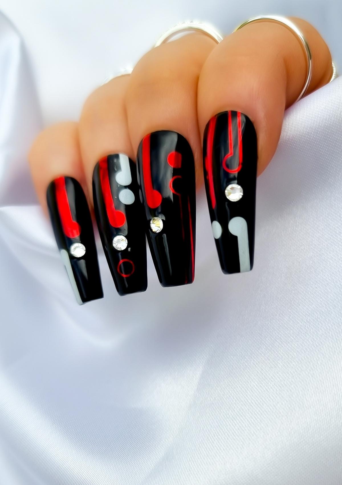 MĀORI NAIL FOILS - KĪ TAURANGI - RED