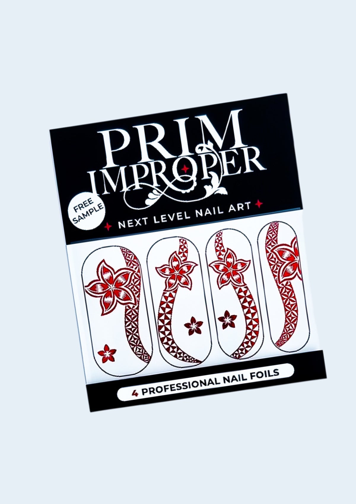 CHRISTMAS NAIL FOILS - PŌHUTUKAWA - RED