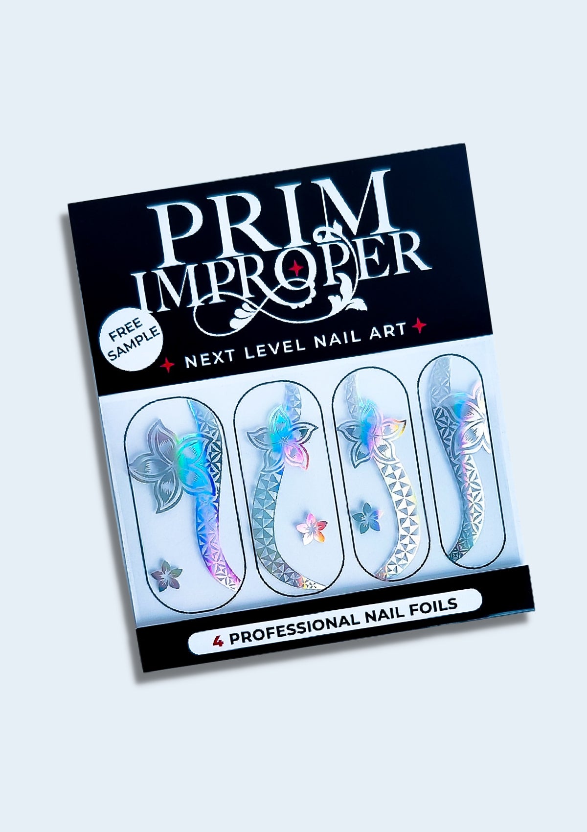 CHRISTMAS NAIL FOILS - MĀNUKA & MISTLETOE - HOLO SILVER