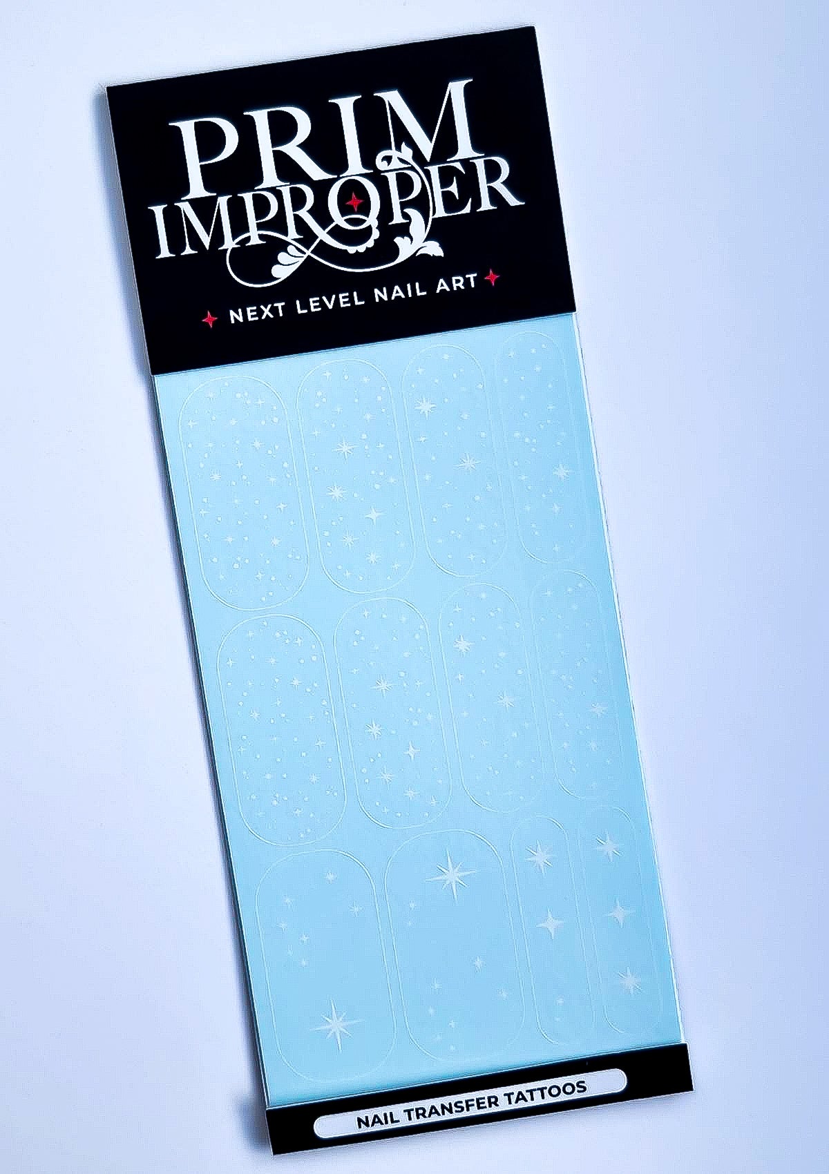 MĀORI NAIL TRANSFER TATTOOS - NGĀ WHETŪ - WHITE