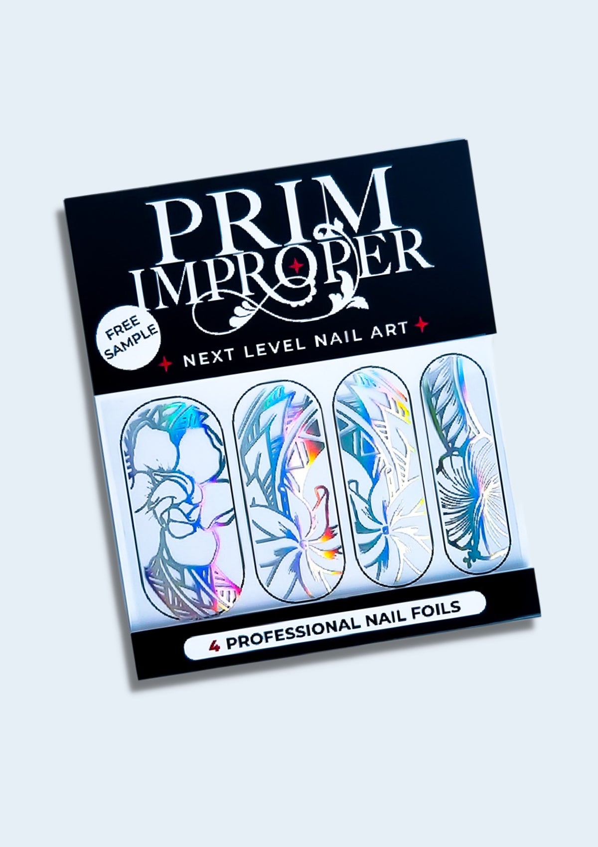 CHRISTMAS NAIL FOILS - MĀNUKA & MISTLETOE - HOLO SILVER