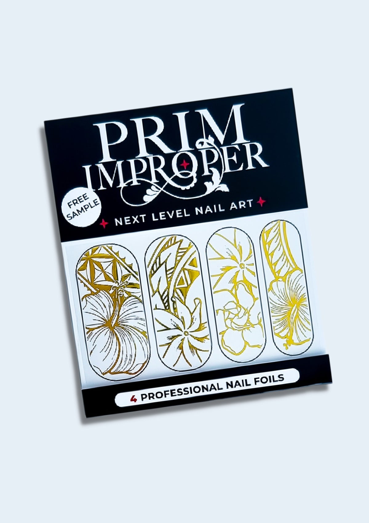 CHRISTMAS NAIL FOILS - KŌWHAI & KORU - GOLD