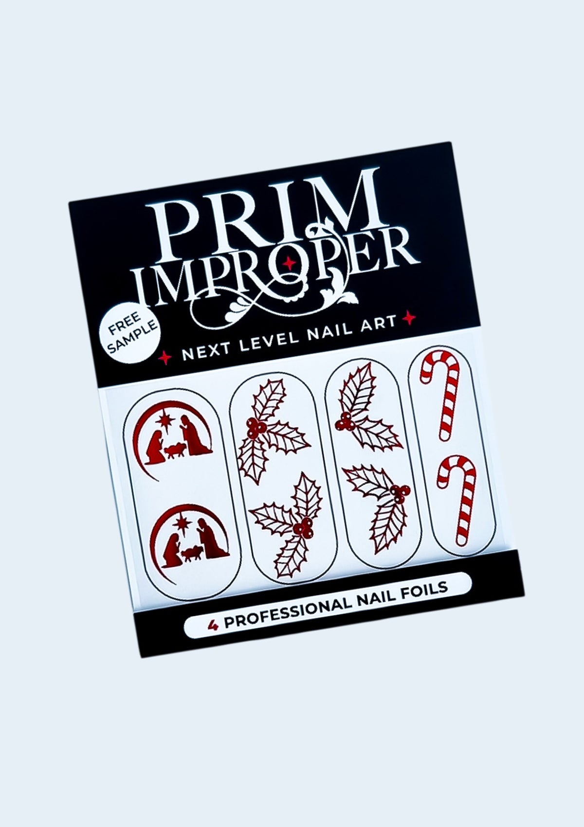 CHRISTMAS NAIL FOILS - PŌHUTUKAWA - RED