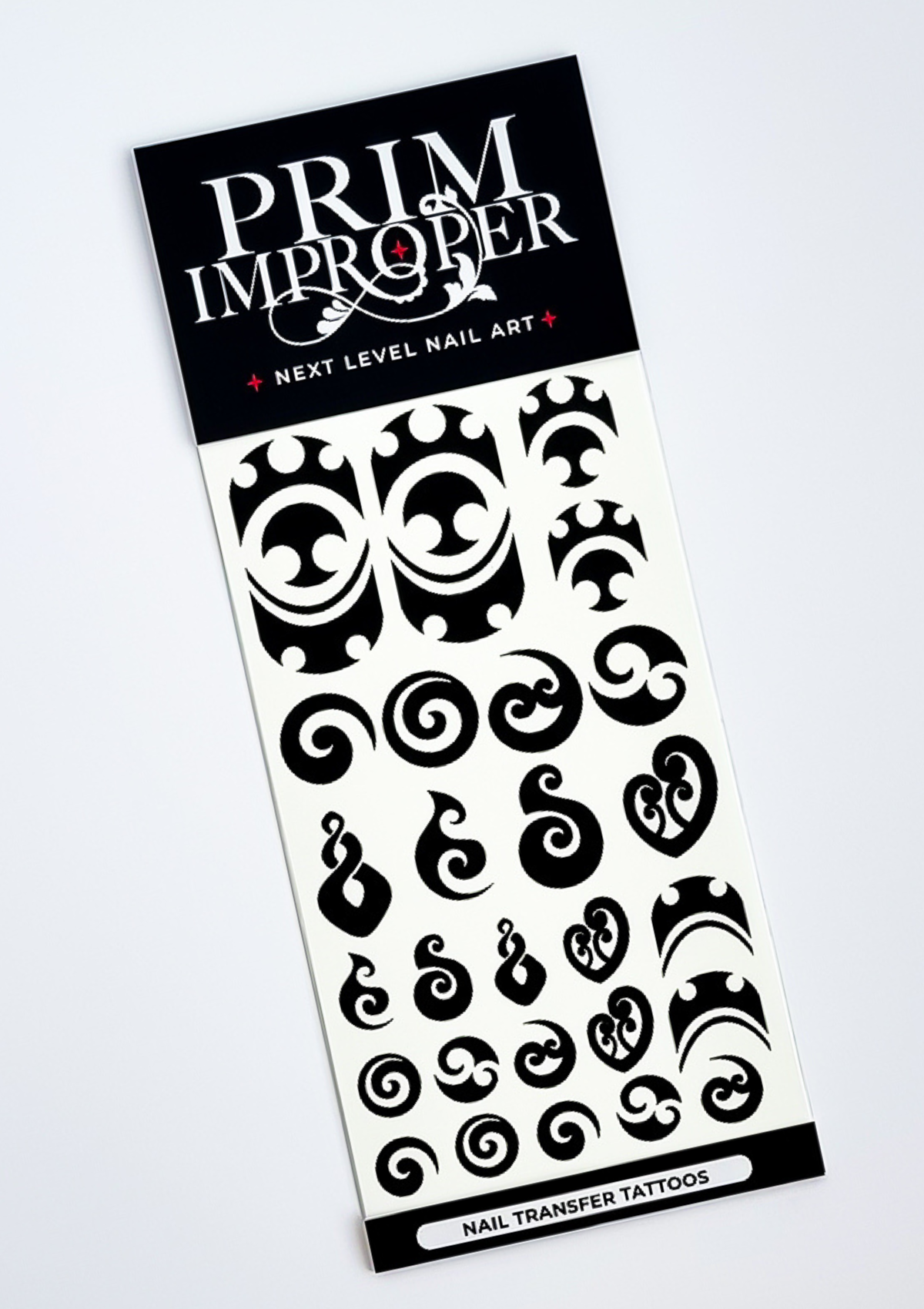 MĀORI NAIL TRANSFER TATTOOS - SYMBOLIC SHAPES