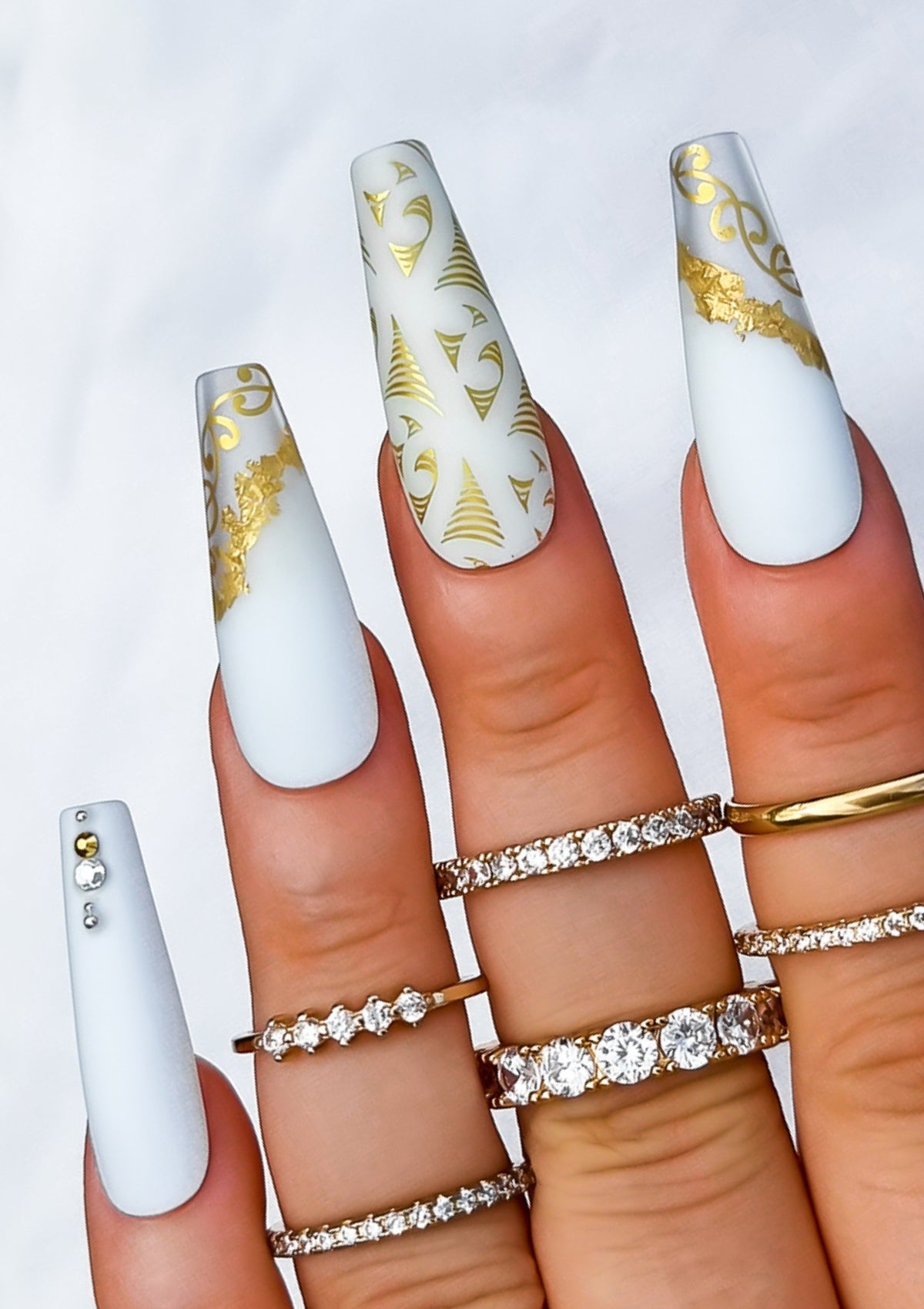 NAIL FOILS BY ADRIENNE WHITEWOOD - AUAHA & NGARU - GOLD