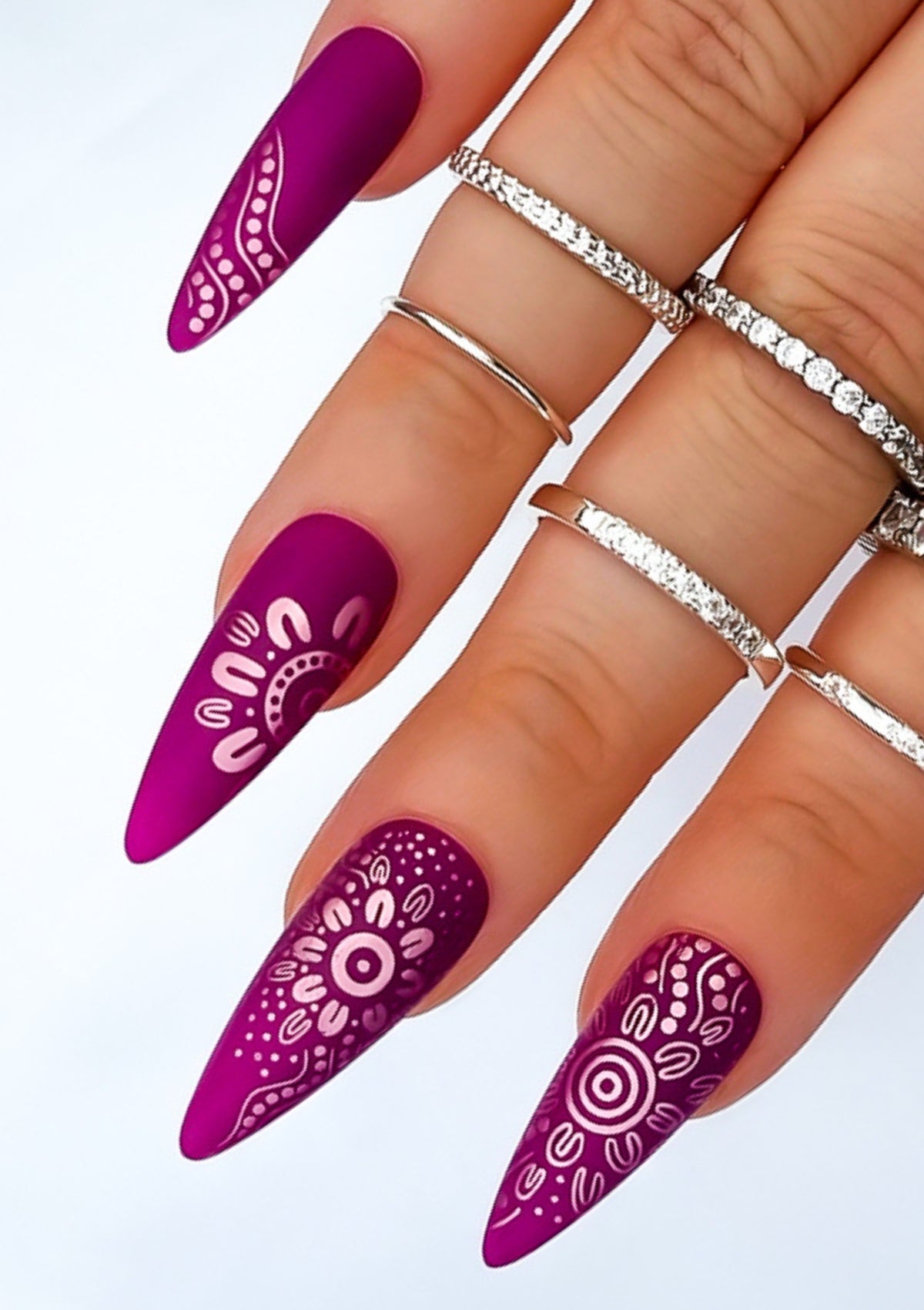 INDIGENOUS AUSTRALIAN NAIL FOILS - BELONGING -  PINK