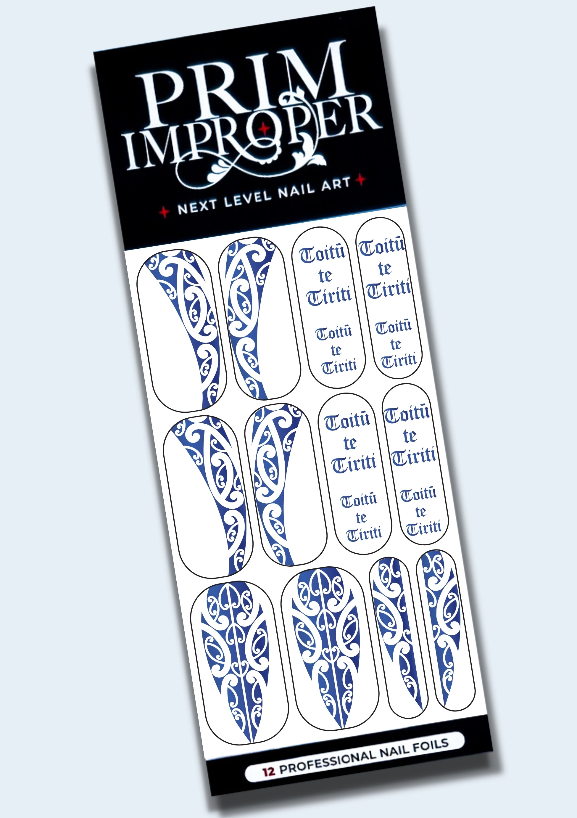 MĀORI NAIL FOILS | HINEMOANA | BLUE