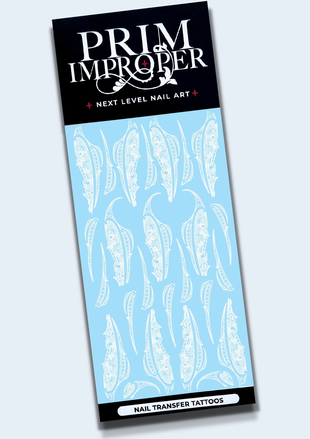 MĀORI NAIL TRANSFER TATTOOS | NGĀ MOEMOEĀ O WHAKARURU | BLACK & WHITE