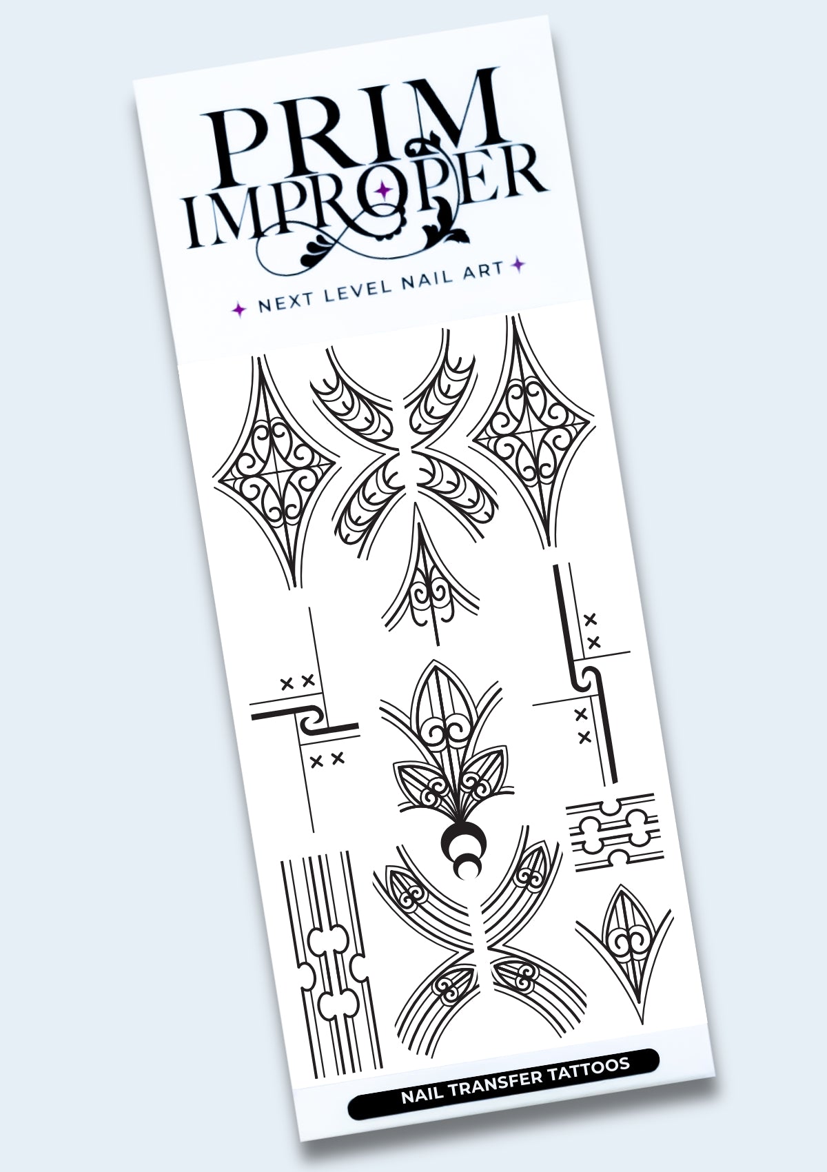 MĀORI NAIL TRANSFER TATTOOS | NGĀ WHETŪ O MATARIKI | BLACK & WHITE