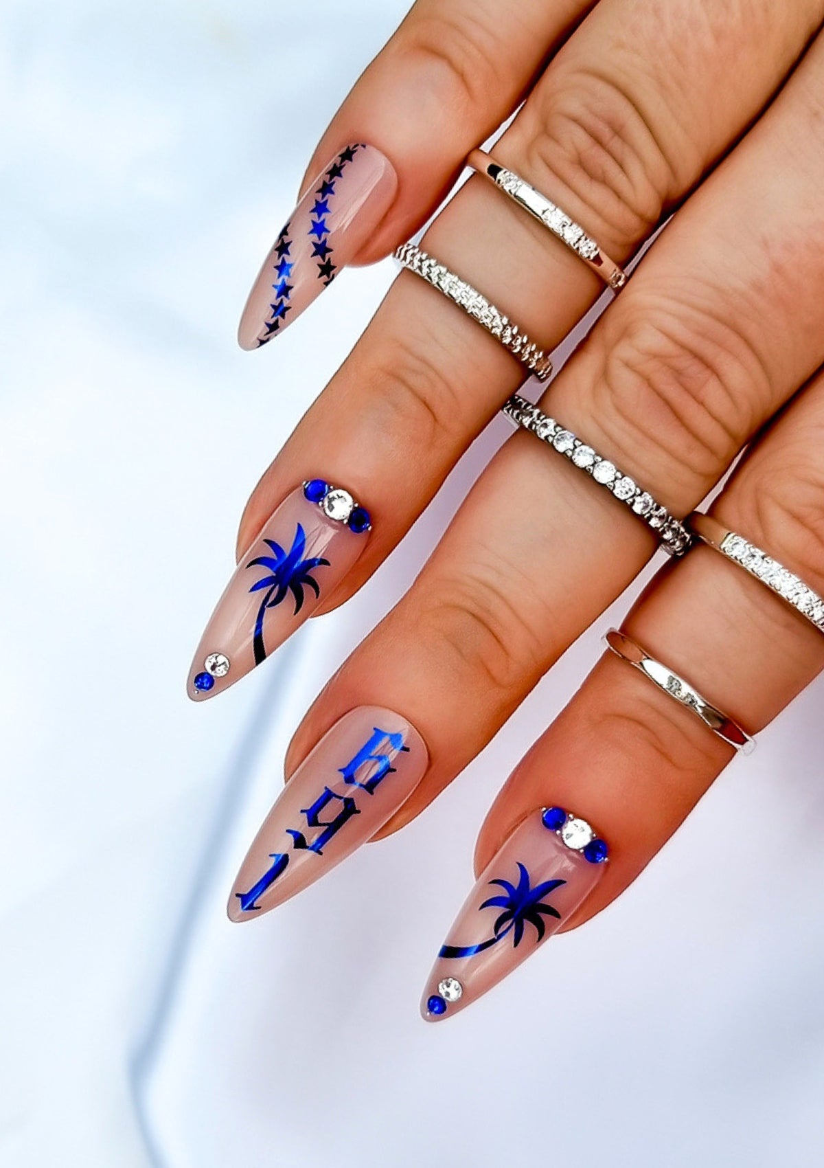 MICRONESIAN NAIL FOILS | CHUUK | BLUE