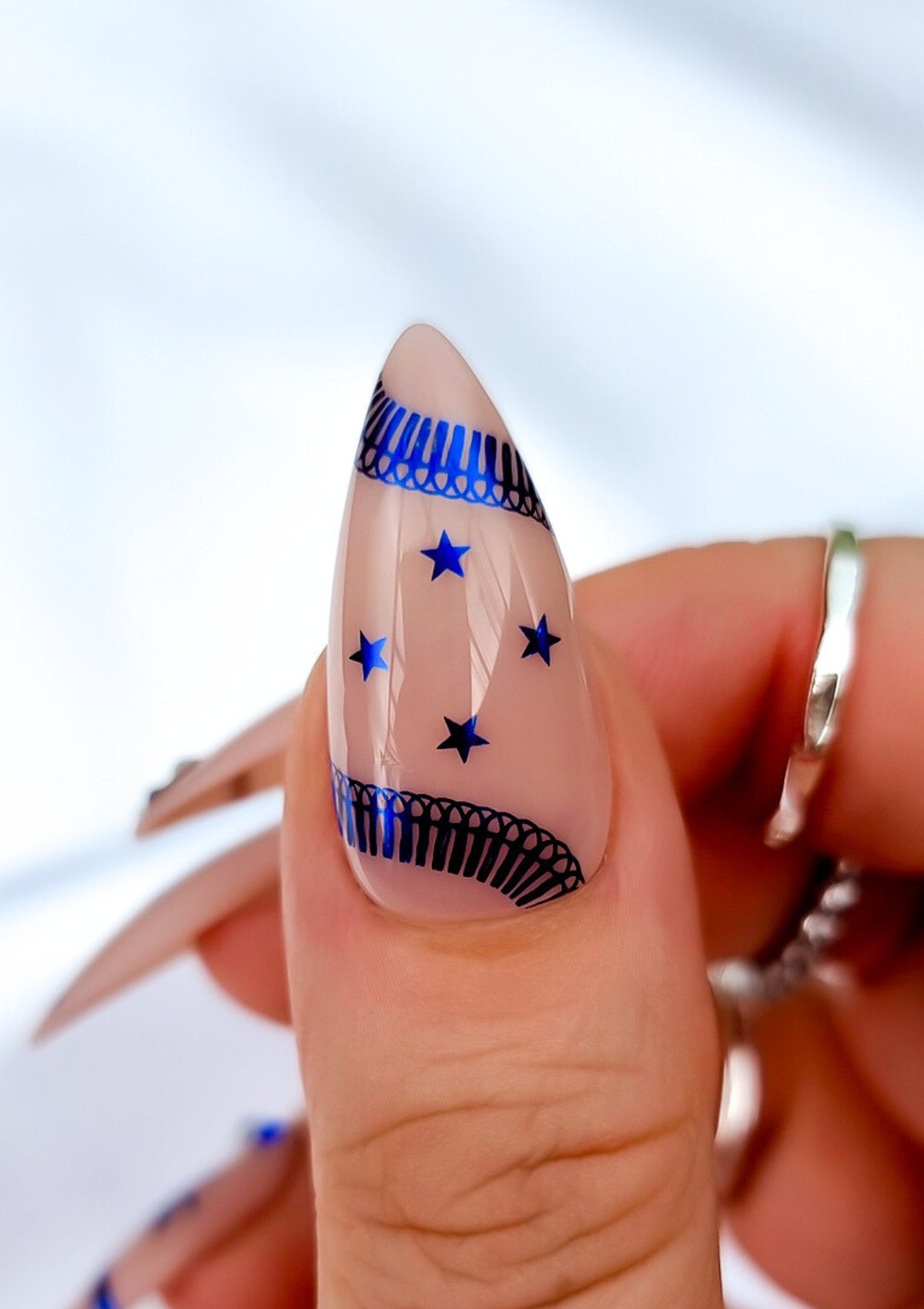 MICRONESIAN NAIL FOILS | CHUUK | BLUE