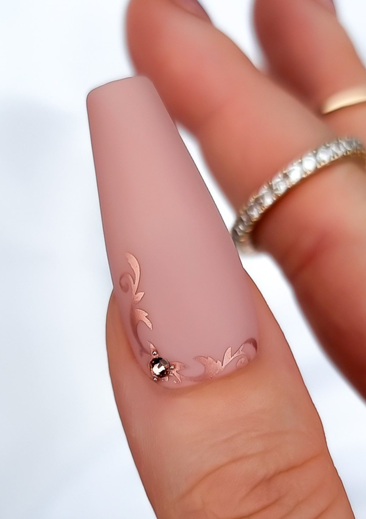 WEDDING NAIL FOILS | FILIGREE | ROSE GOLD