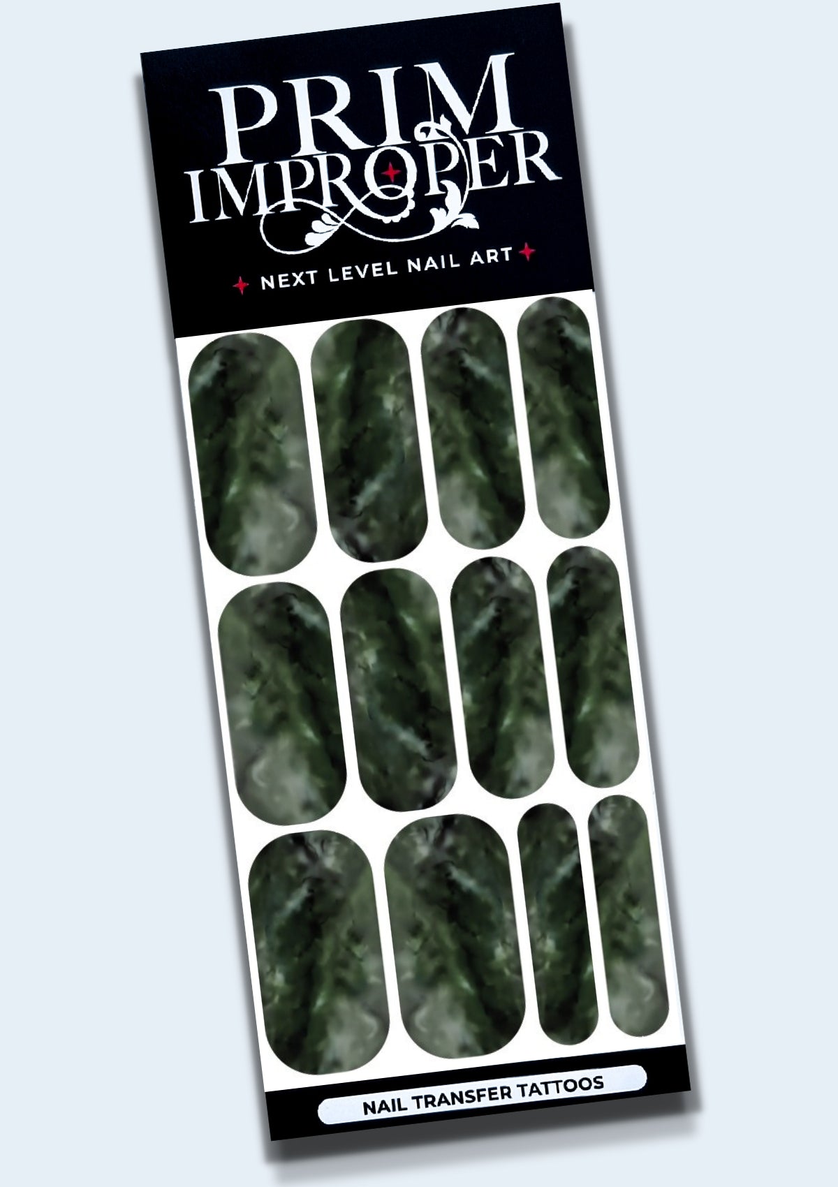 POUNAMU NAIL TRANSFER TATTOOS | DARK