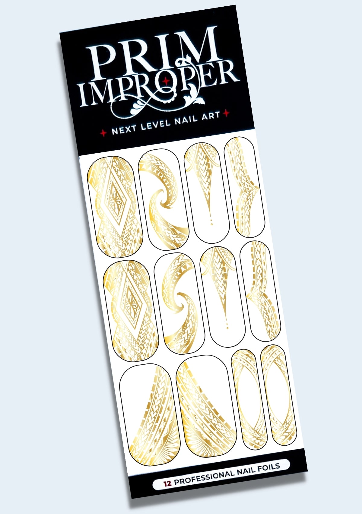 SAMOAN NAIL FOILS - PUA - GOLD