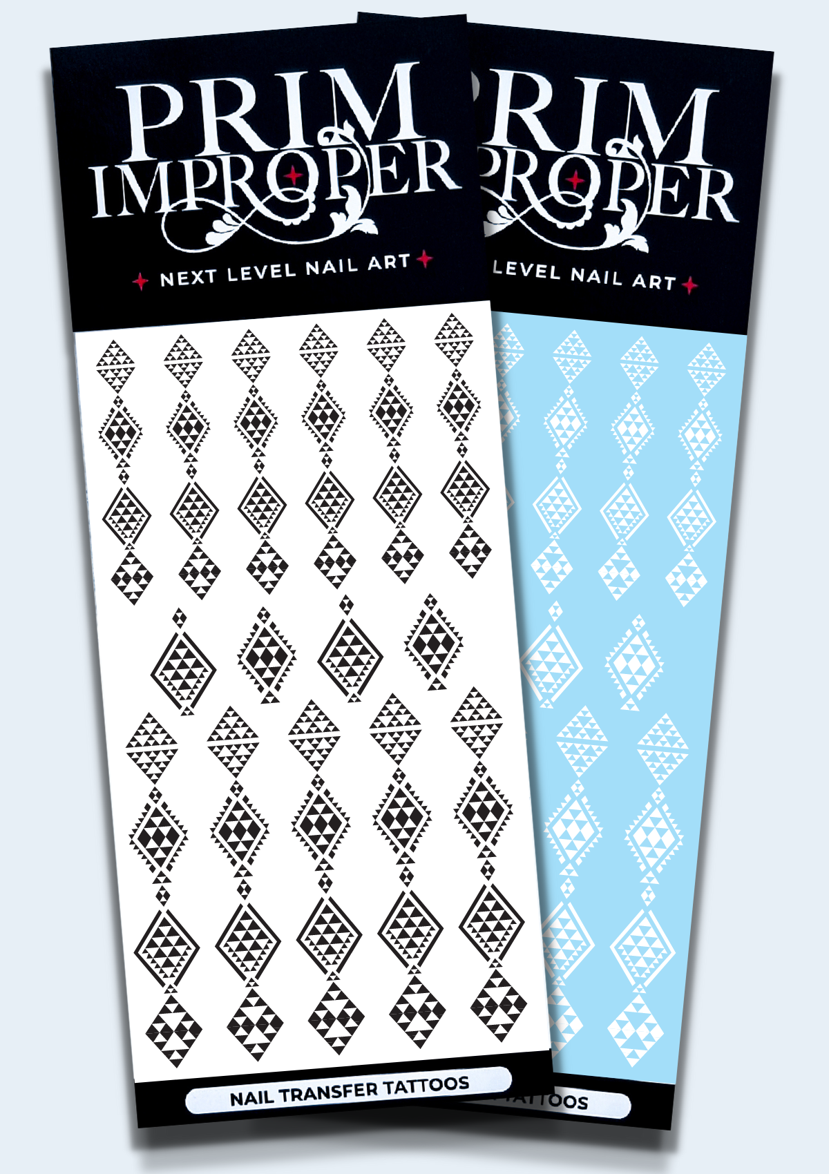 NAIL TRANSFER TATTOOS BY ADRIENNE WHITEWOOD - TANIKO WARU - WHITE