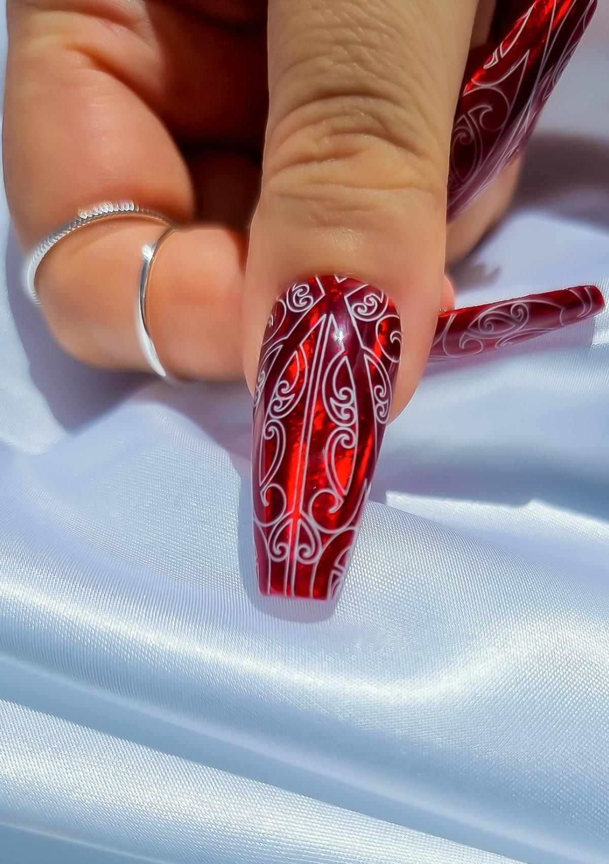 MĀORI NAIL TRANSFER TATTOOS - WHANAUNGATANGA