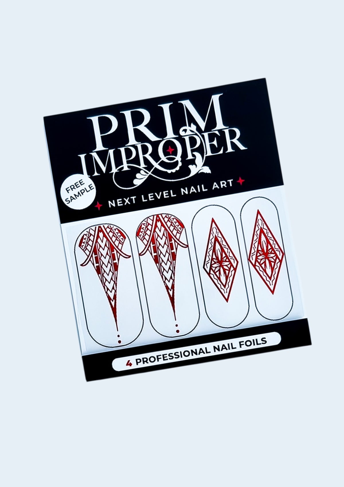 CHRISTMAS NAIL FOILS -  PŌHUTUKAWA - RED