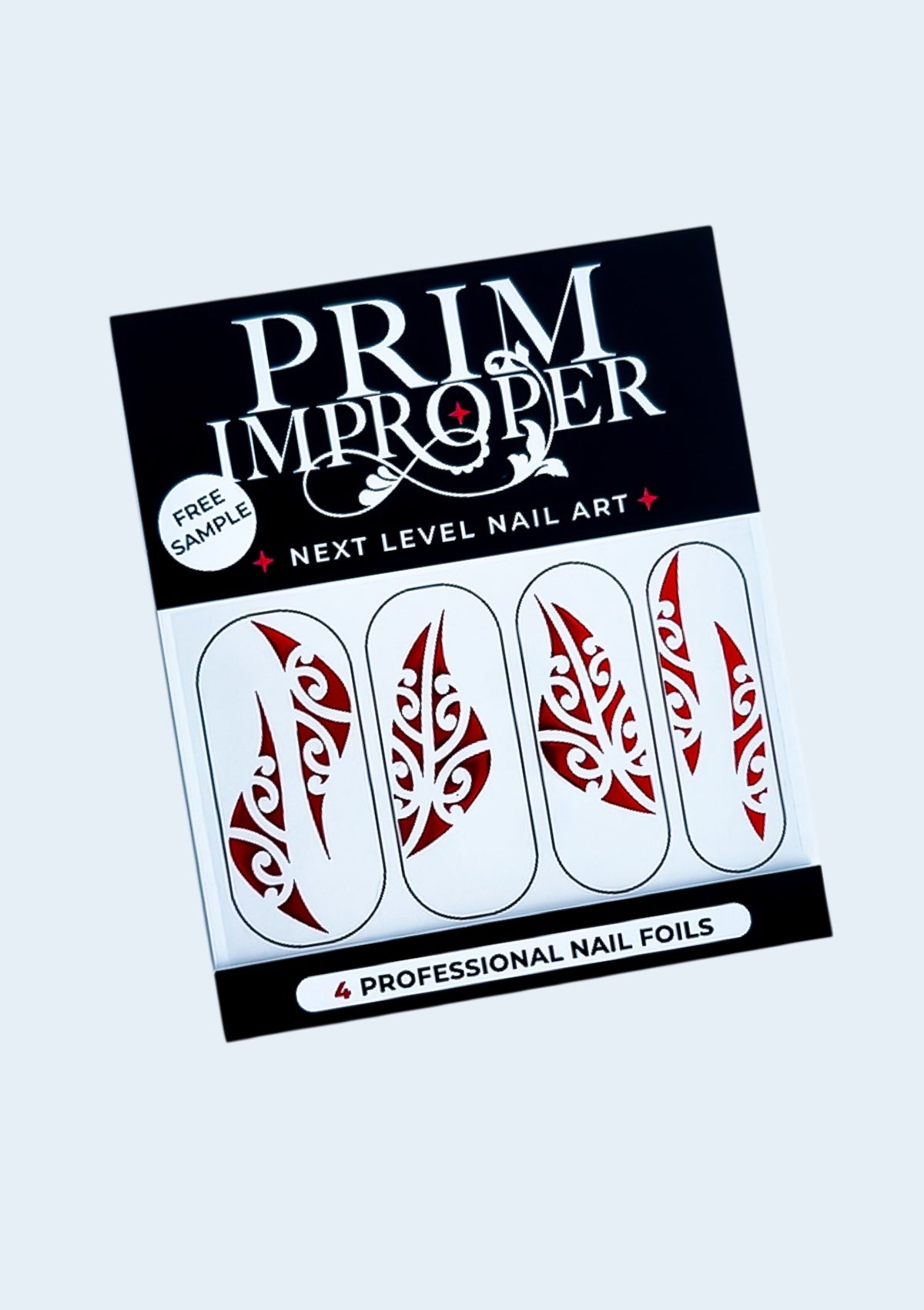CHRISTMAS NAIL FOILS -  PŌHUTUKAWA - RED